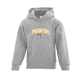 Predators Curved Applique Logo Hoodie - Youth