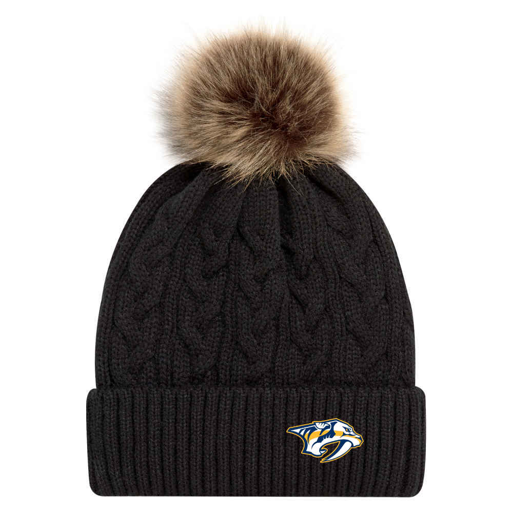 Predators Faux Fur Pom Toque