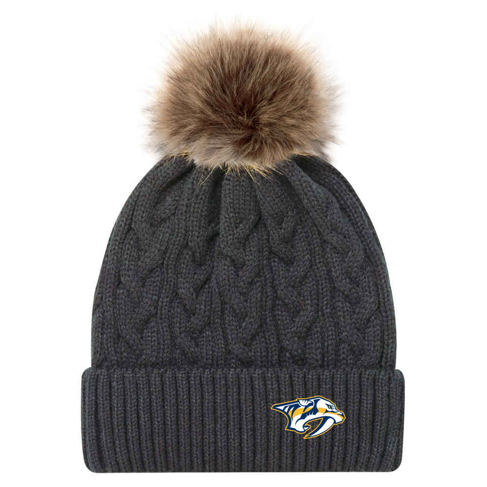 Predators Faux Fur Pom Toque