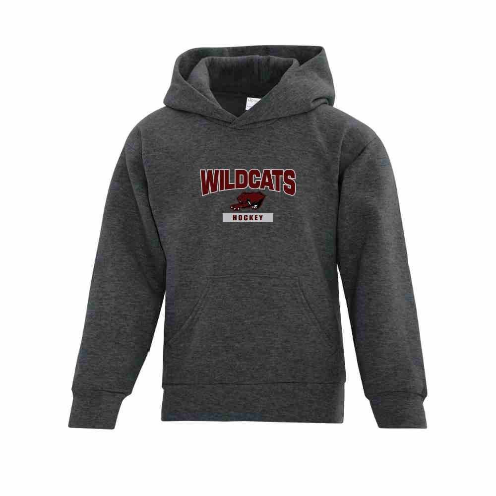 Wildcats Hockey Applique Logo Hoodie - Youth