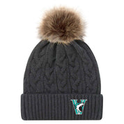 Wildcats Softball Pom Toque with Faux Fur Pom